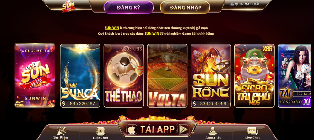 Hướng dẫn cá cược 2 Kho game hấp dẫn và đa dạng tại Sunwin